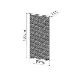 Treillis CLEMATITE - 180 x 90 x 3 cm - Dimensions